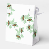 Elegant Monarch Butterfly Wedding Bedankdoosjes (Achterkant)