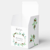 Elegant Monarch Butterfly Wedding Bedankdoosjes (Geopend)