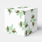 Elegant Monarch Butterfly Wedding Bedankdoosjes (Achterkant)
