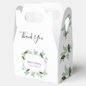 Elegant Monarch Butterfly Wedding Bedankdoosjes (Geopend)