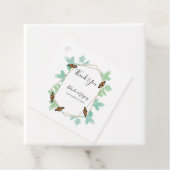 Elegant Monarch Butterfly Wedding Gift Bedankjes Labels (In situ)