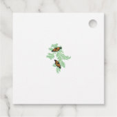 Elegant Monarch Butterfly Wedding Gift Bedankjes Labels (Achterkant)