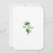 Elegant Monarch Butterfly Wedding Invitations Kaart (Achterkant)