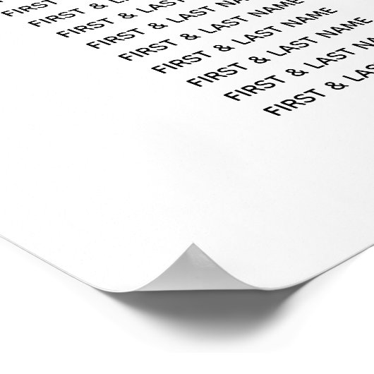 Elegant Monarch Butterfly Wedding Seding Chart Poster (Hoek)