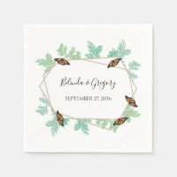 Elegant Monarch Butterfly Wedding