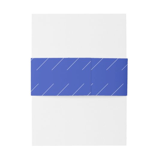 Elegant Monochromatische Blauw Gepersonaliseerd Uitnodigingen Wikkel (Achterkant Voorbeeld)