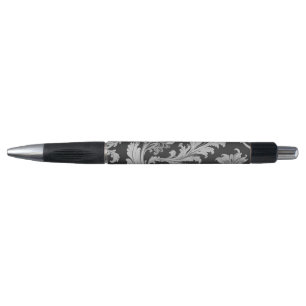 Elegant monochroom fleur  patroon pen