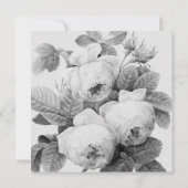 Elegant monochroom  Franse Rozen (Achterkant)