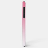 Elegant Monogram Afbeelding Naam Roze Ombre Case-Mate iPhone Case (Achterkant/links)