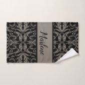 Elegant monogram Badkamer Handdoek Set (Handdoek)