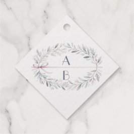 Elegant Monogram Bedankjes Labels