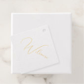 Elegant Monogram Bedankjes Labels (Met doos)