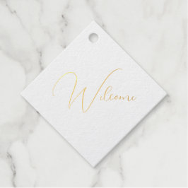 Elegant Monogram Bedankjes Labels