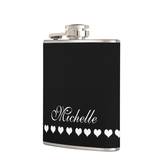 Elegant Monogram Black Heupfles (Links)