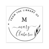 Elegant monogram bladeren uit de bibliotheek van  zelfinktende stempel (Design)