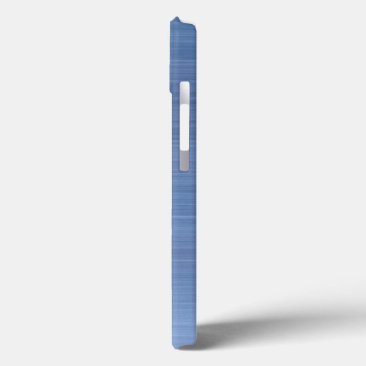 Elegant Monogram Blauw Case-Mate iPhone Case (Achterkant / Links)