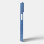 Elegant Monogram Blauw Case-Mate iPhone Case (Achterkant / Rechts)