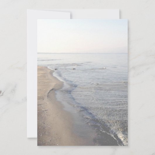 Elegant monogram, Blauwgroen hoofdhuid repetitie d Kaart (Achterkant)