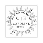 Elegant monogram bloemen uit de bibliotheek van  zelfinktende stempel (Design)