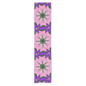 Elegant monogram Bloom: Prachtig persoonlijk motie Korte Tafelloper (Voorkant)