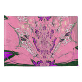 Elegant monogram Bloom: Prachtig persoonlijk motie Kussensloop (Achterkant-Rechts)