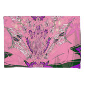 Elegant monogram Bloom: Prachtig persoonlijk motie Kussensloop (Voorkant-Links)