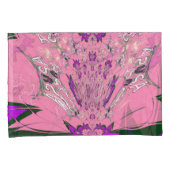 Elegant monogram Bloom: Prachtig persoonlijk motie Kussensloop (Voorkant-Rechts)