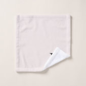 Elegant monogram Blush Pink Bad Handdoek (Wasdoekje)