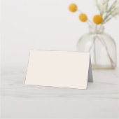 Elegant Monogram Bruiloft Plaatskaartje (Achterkant)
