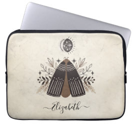 Elegant Monogram  Butterfly Laptop Sleeve