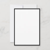 Elegant Monogram Calligrafie Script Sjabloon (Achterkant)