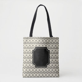 Elegant Monogram Canvas tas