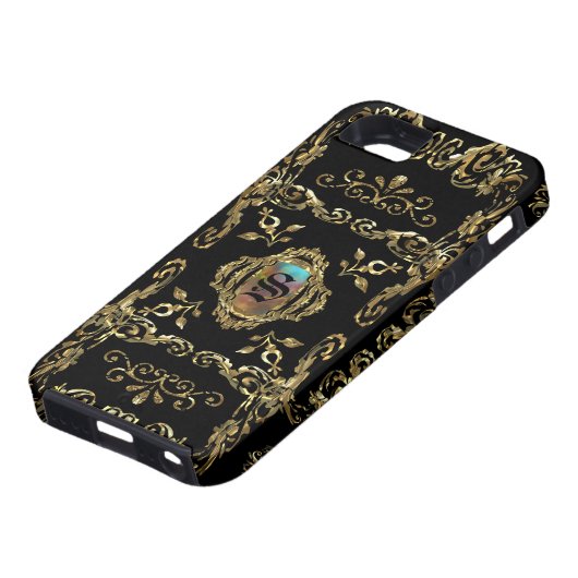 Elegant monogram Case-Mate iPhone case (Onderkant)