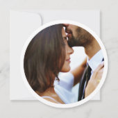 Elegant Monogram Classic Lijst foto Opslaan van de Kaart (Achterkant)