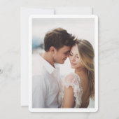 Elegant Monogram Copper Earthy Botanical Photo Kaart (Achterkant)