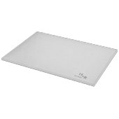 Elegant Monogram Cutting Board Snijplank (Hoek)