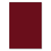 Elegant Monogram Deep red Table Seating Chart Kaart (Achterkant)