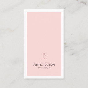Elegant Monogram Design Strak Gewone Luxe Trendy Visitekaartje