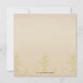 Elegant Monogram E Wedding Invitaties Kaart (Achterkant)