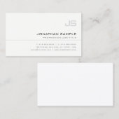 Elegant Monogram Eenvoudig Professioneel Trendy Vl Visitekaartje (Voorkant / Achterkant)