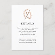Elegant monogram Eenvoudige typografie Weddenschap