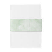 Elegant Monogram Eucalyptus Waterverf Weddenschap Uitnodigingen Wikkel (Achterkant Voorbeeld)