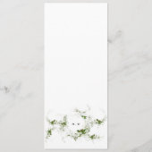 Elegant Monogram | Eucalyptus Wreath Wedding Menu (Achterkant)