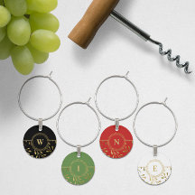 Elegant monogram feestelijke vakantie