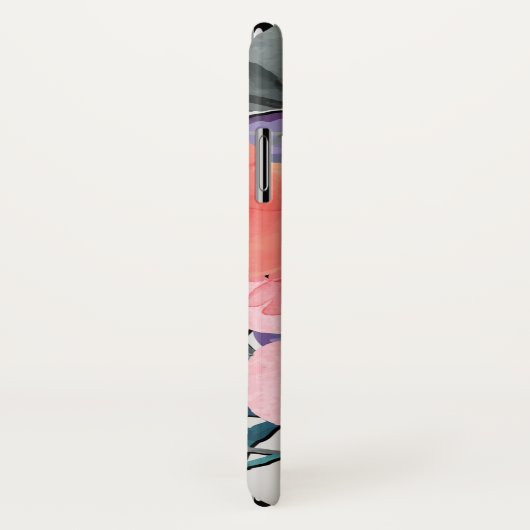 Elegant Monogram  Floral #31 Case-Mate iPhone Case (Achterkant / rechts)