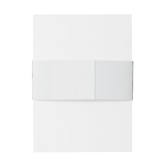 Elegant Monogram Foto Bruiloft Uitnodigingen Wikkel (Achterkant Voorbeeld)