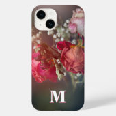Elegant Monogram Gedroogde Bloemen Aangepaste iPho Case-Mate iPhone Case (Achterkant)