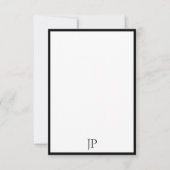 Elegant monogram gekalibreerd script Sjabloon (Voorkant)