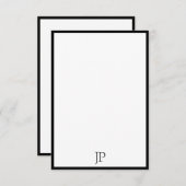 Elegant monogram gekalibreerd script Sjabloon (Voorkant / Achterkant)