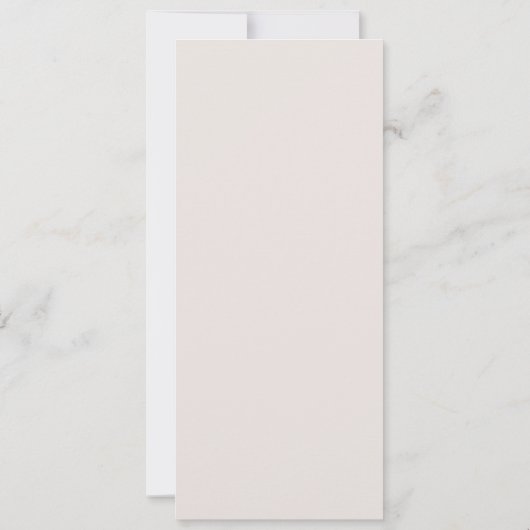 Elegant Monogram Gold White Weddenmenu Aankondiging (Achterkant)